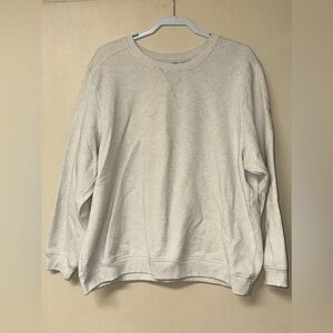 Karen Scott Heather Gray Crewneck Sweater